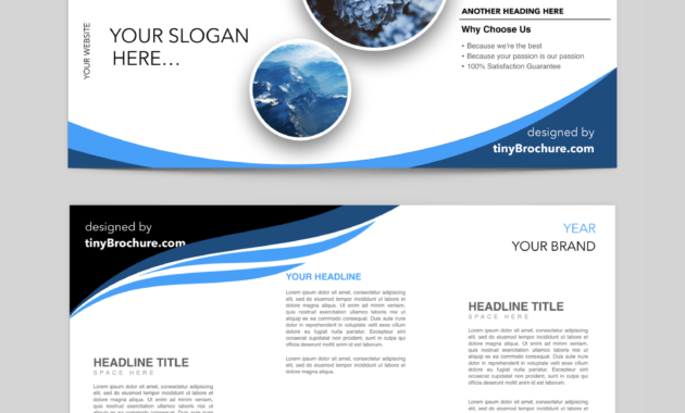 Editable Brochure Template Word Free Download | Word inside Microsoft Word Pamphlet Template