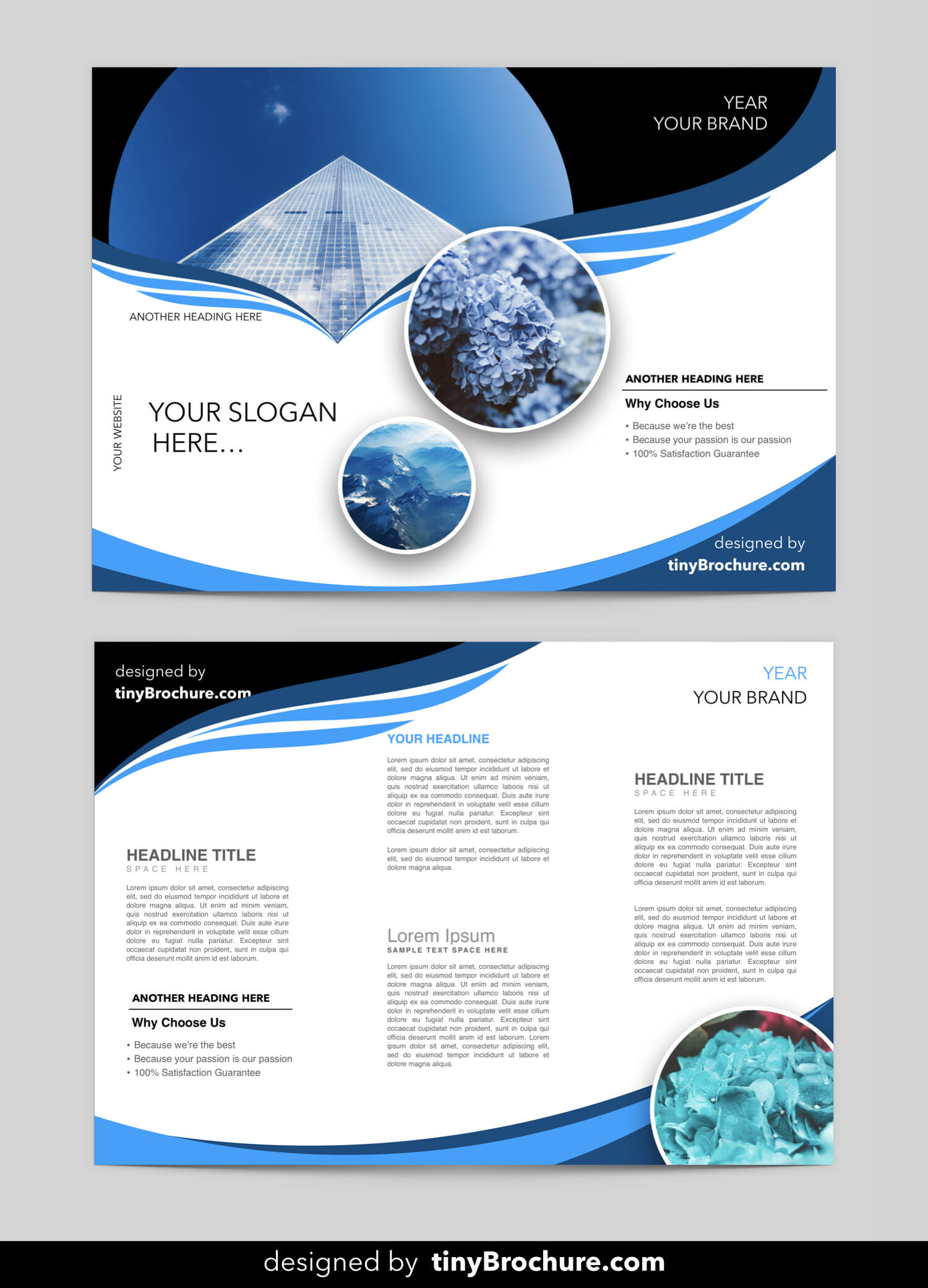 Editable Brochure Template Word Free Download | Word Inside Microsoft Word Pamphlet Template