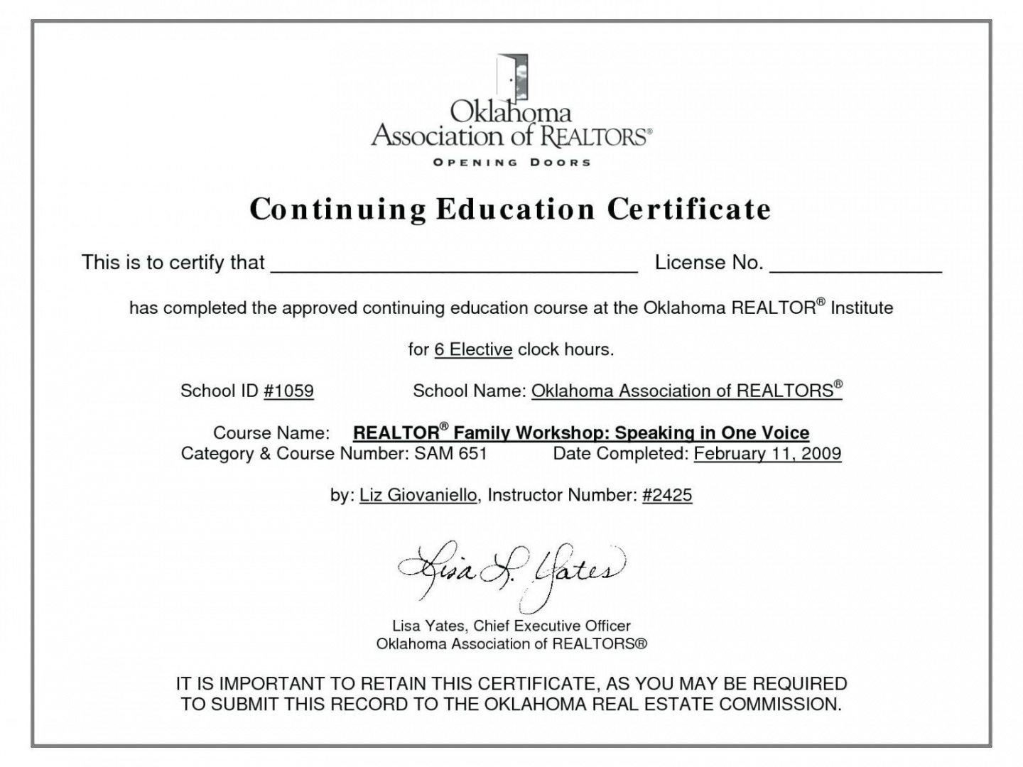 Editable Ceu Certificates Template Beautiful Continuing Inside Continuing Education Certificate Template