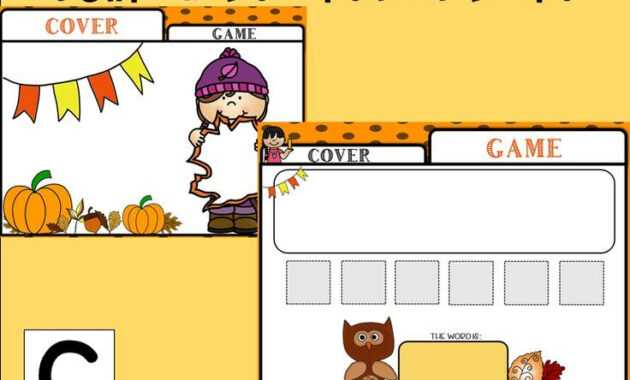 Editable Making Words Template | Fall Theme | Making Words within Making Words Template