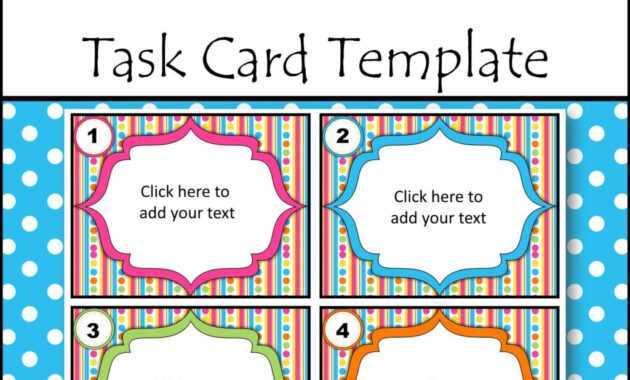 Editable Task Card Templates - Bkb Resources within Task Cards Template