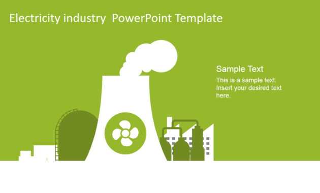 Electricity Industry Powerpoint Template - Slidemodel regarding Nuclear Powerpoint Template