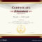 Elegant Certificate Of Achievement Template With Regard To Certificate Of Accomplishment Template Free