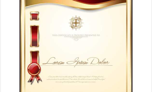 Elegant Certificate Template with Elegant Certificate Templates Free