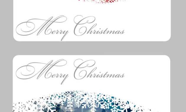 Elegant Christmas Card Template inside Christmas Photo Cards Templates Free Downloads