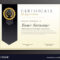 Elegant Diploma Award Certificate Template Design Vector In Elegant Certificate Templates Free