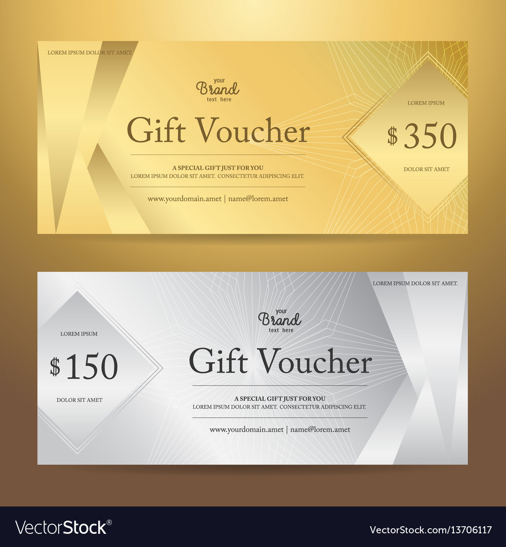 Elegant Gift Voucher Or Gift Card Template Pertaining To Elegant Gift Certificate Template