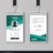 Elegant Id Card Design Template Intended For Id Card Template Ai