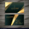Elegant Premium Golden Business Card Template For Buisness Card Templates