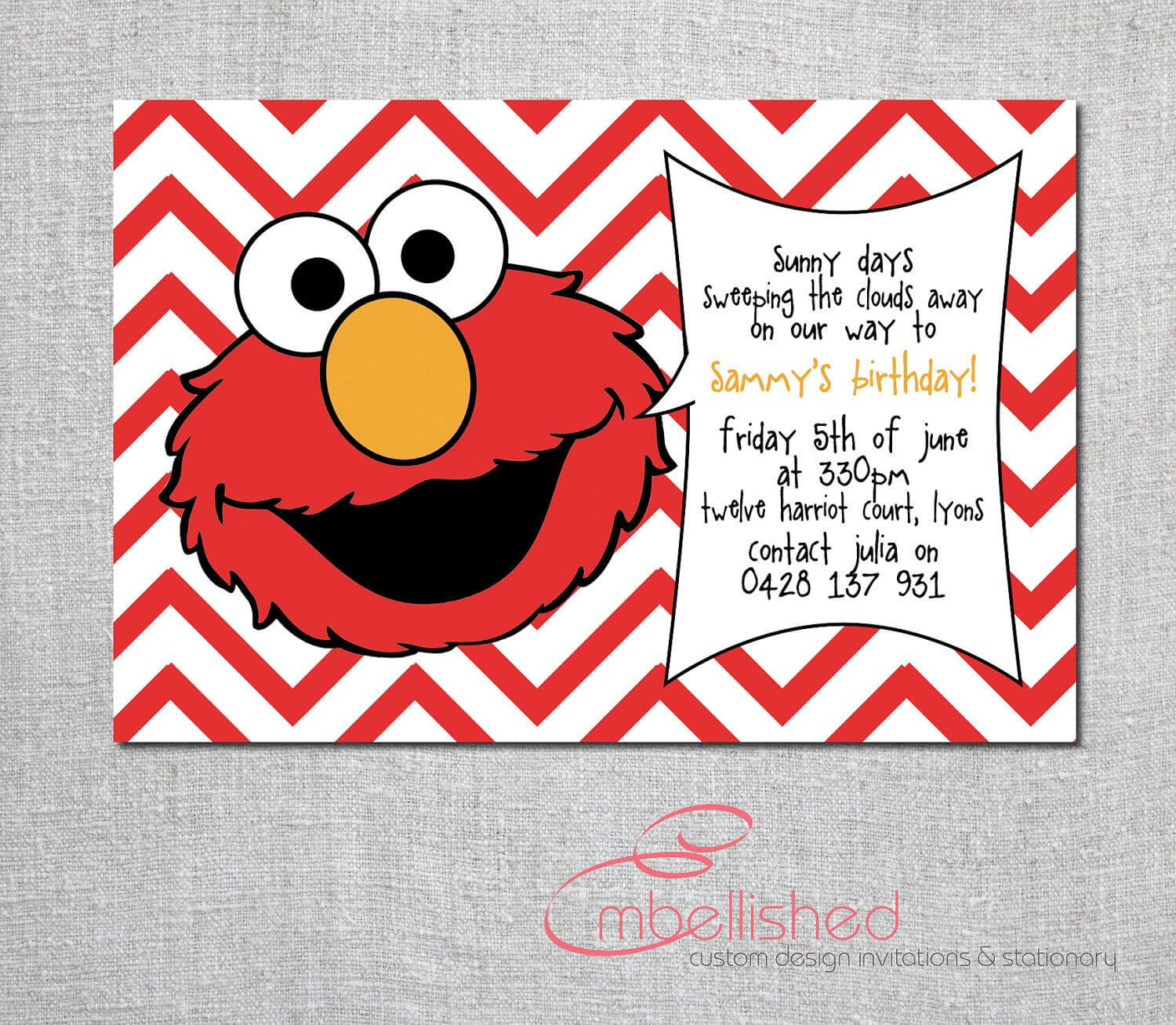 Elmo Birthday Card Printable | Elmo Birthday, Birthday In Elmo Birthday Card Template