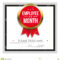 Employee Award Certificate Template Free Templates Design Within Employee Of The Month Certificate Templates