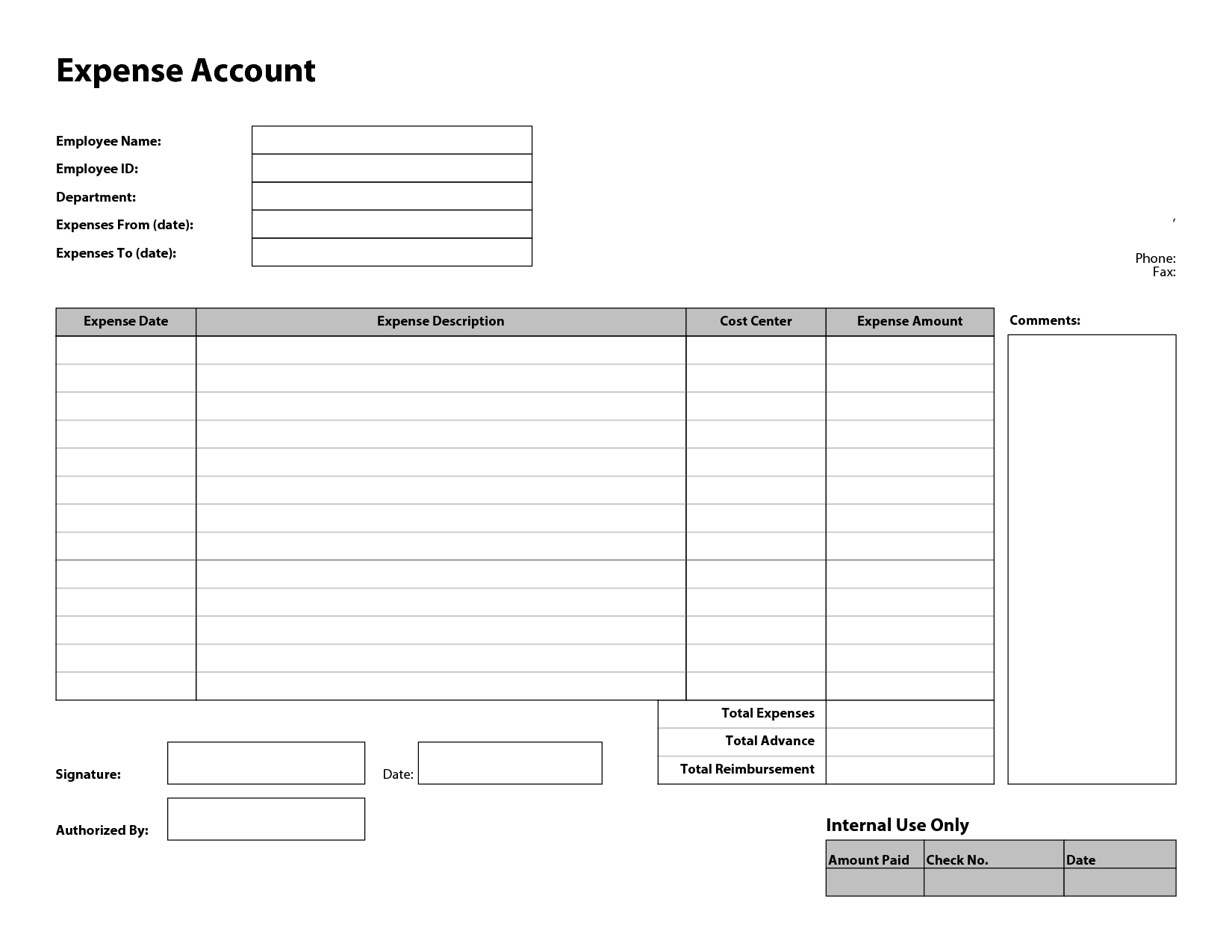 Employee Expense Report | Report Template, Templates, Flow Pertaining To Microsoft Word Expense Report Template