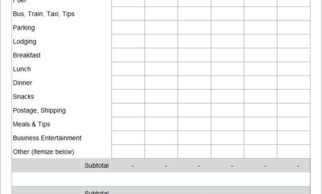 Employee Expense Report Template - 9+ Free Excel, Pdf, Apple with Microsoft Word Expense Report Template