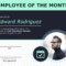 Employee Of The Month Certificate Of Recognition Template for Manager Of The Month Certificate Template