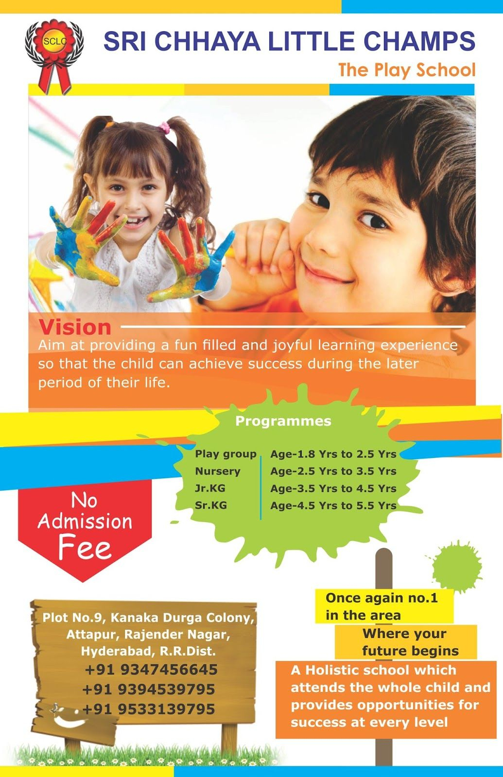 Enrollment | Pamphlet Design, School Brochure, School Admissions In Play School Brochure Templates