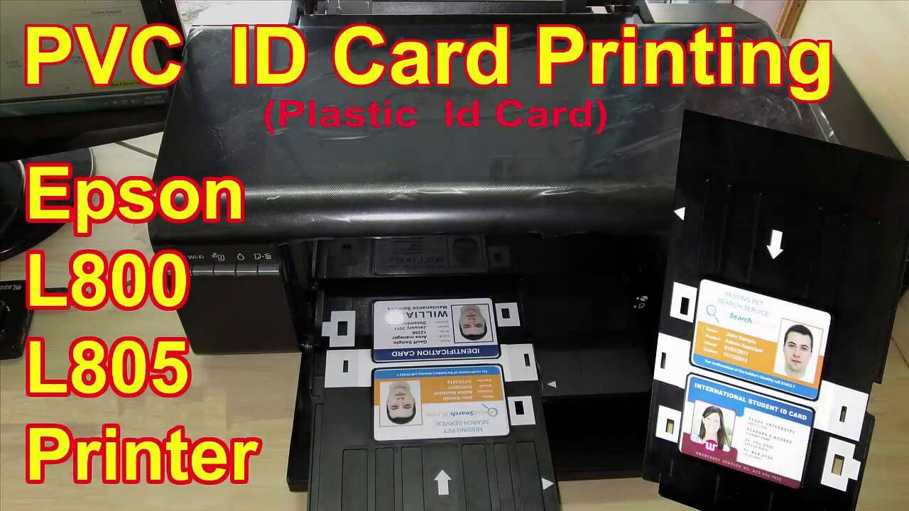 Epson L800 And L805 Printer Pvc Id Card Plastic Id Card Inside Pvc Id Card Template