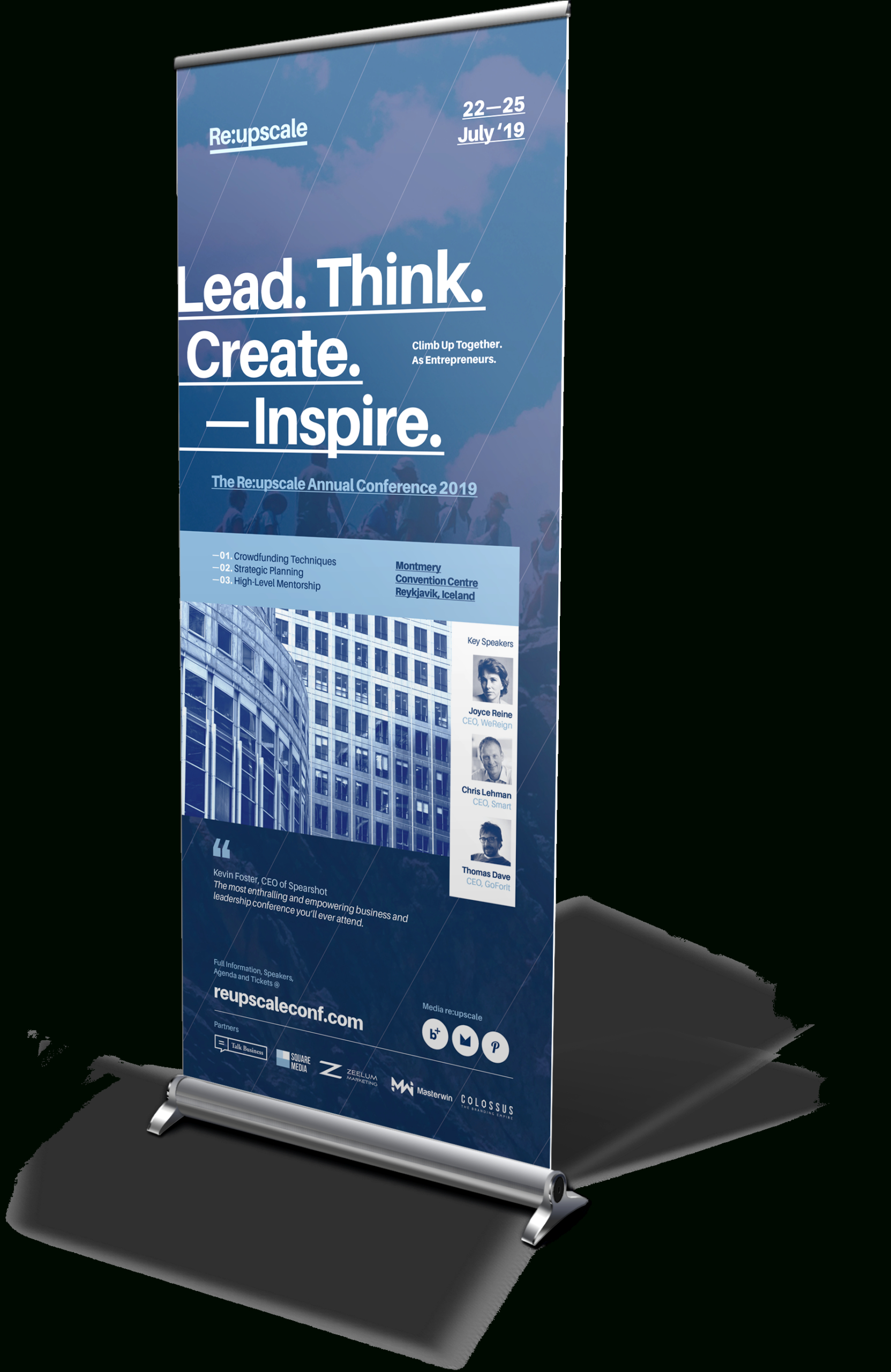 Event Roll Up Banner Templates On Behance | Banner Design With Regard To Retractable Banner Design Templates