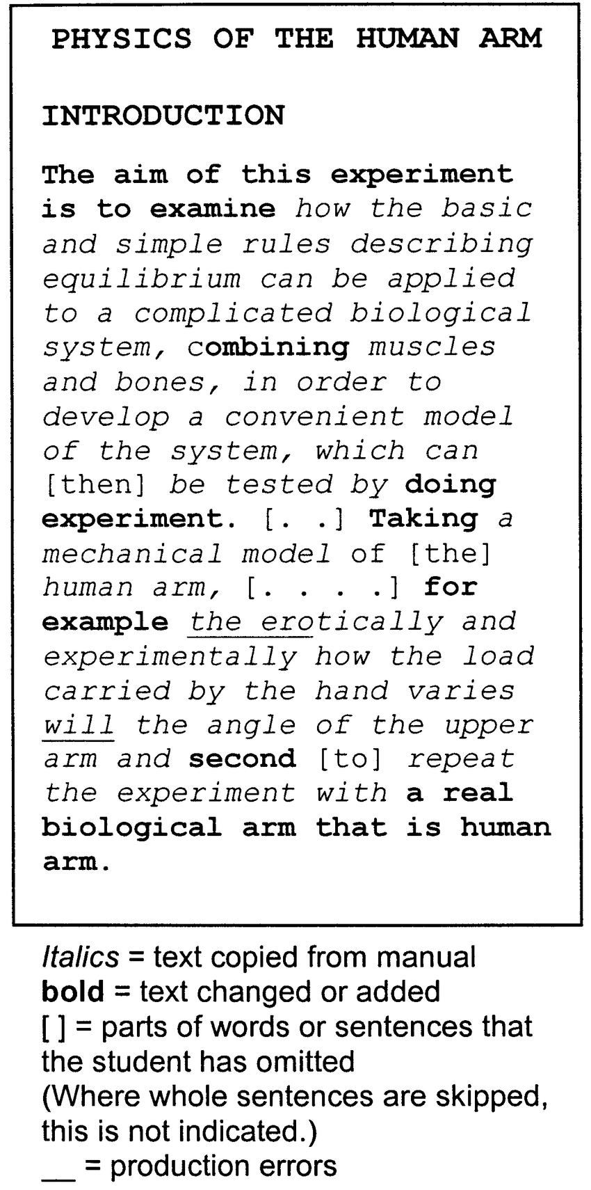 Example From Student B's Introduction To The Special Report Within Introduction Template For Report