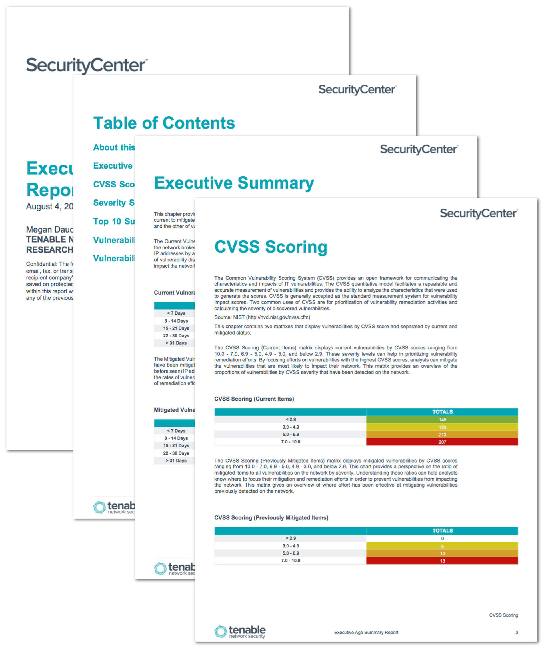 Executive Age Summary Report – Sc Report Template | Tenable® Inside Nessus Report Templates