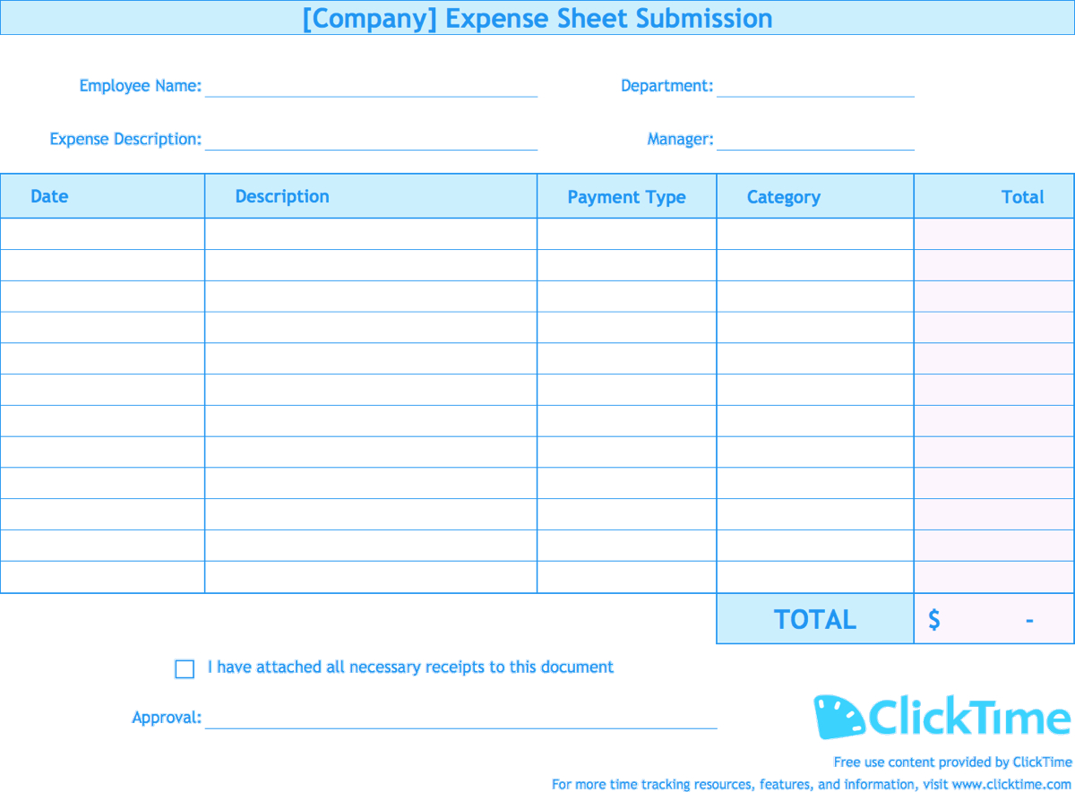 Expense Report Template | Track Expenses Easily In Excel Intended For Company Expense Report Template