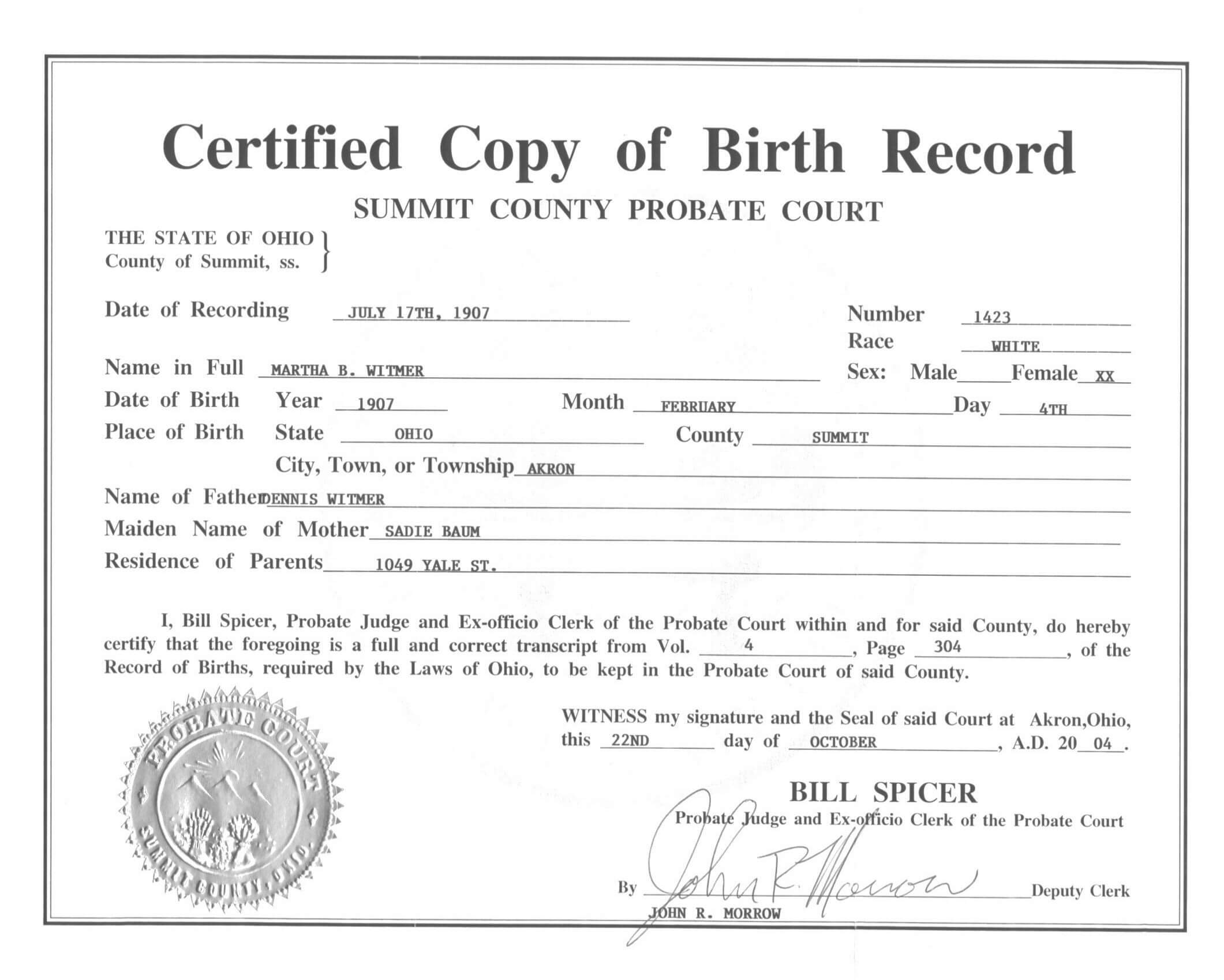 🥰free Printable Certificate Of Birth Sample Template🥰 Within Official Birth Certificate Template