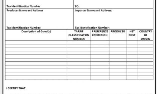 🥰free Printable Certificate Of Origin Form Template [Pdf pertaining to Certificate Of Origin For A Vehicle Template