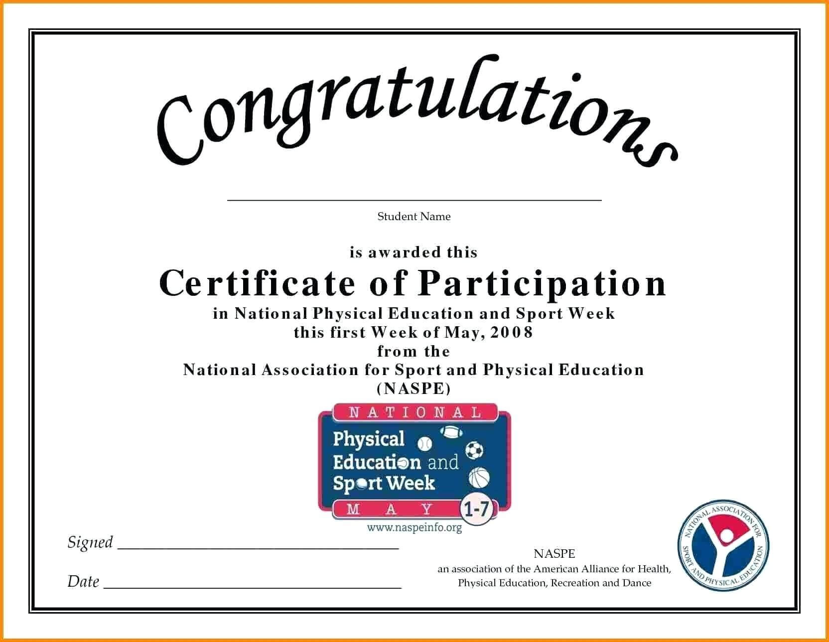 🥰free Printable Certificate Of Participation Templates (Cop)🥰 Regarding Certification Of Participation Free Template