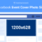 Facebook Event Photo Size (2019) + Free Templates &amp; Guides in Facebook Banner Size Template