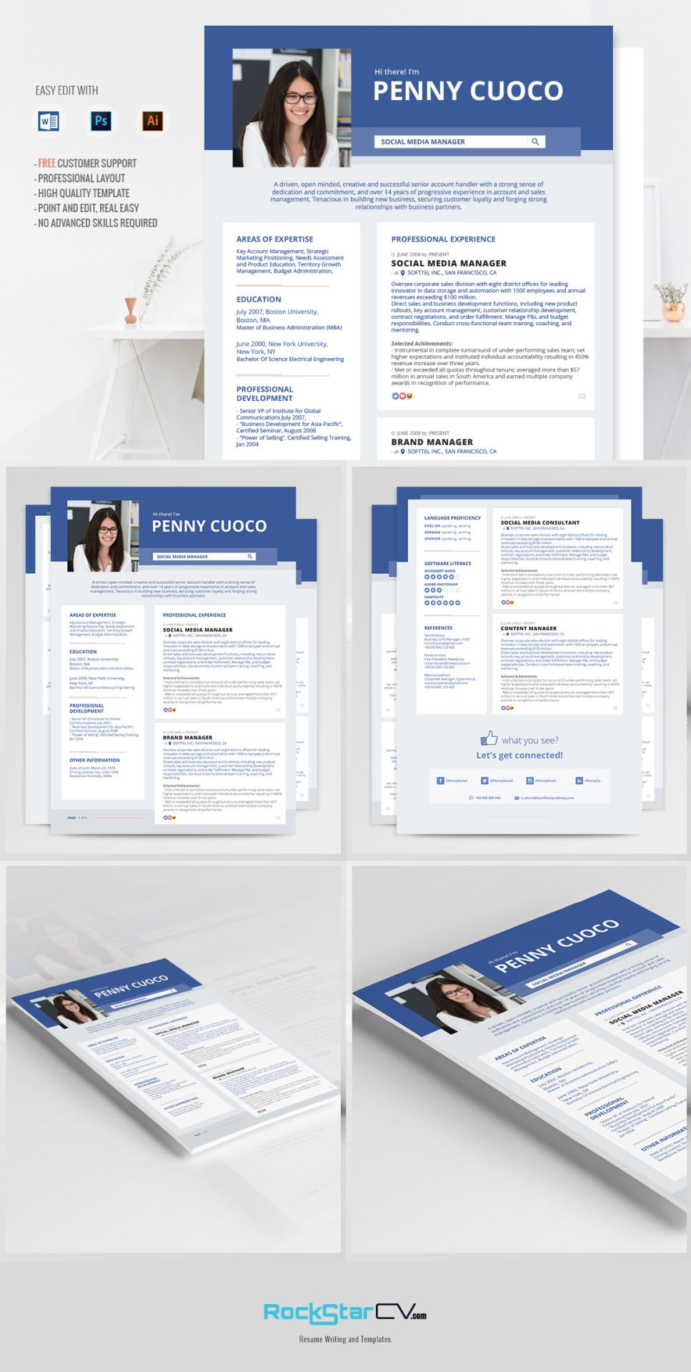 Facebook Timeline Resume Template | Microsoft Word Resume Intended For How To Make A Cv Template On Microsoft Word