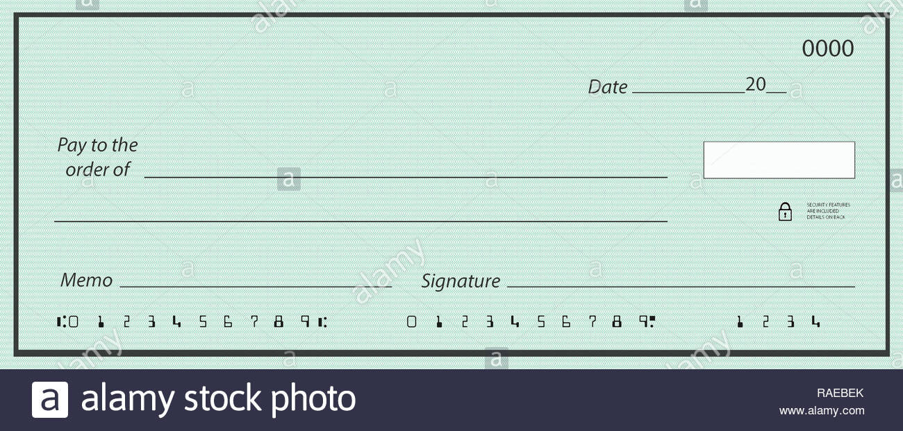 Fake Cheque Stock Photos & Fake Cheque Stock Images – Alamy Regarding Blank Cheque Template Uk