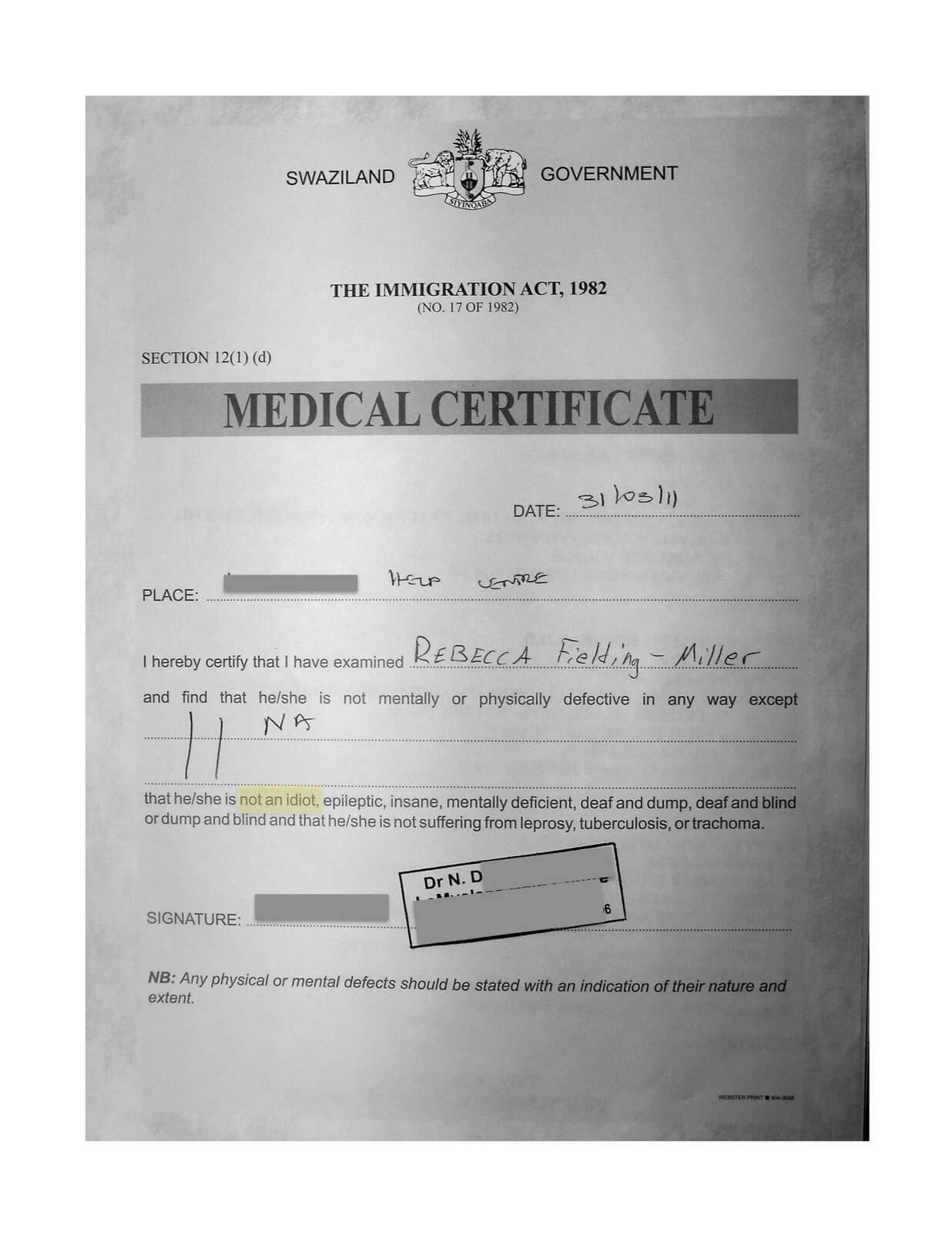 Fake Medical Certificate Template ] – Pin Fake Medical Within Fake Medical Certificate Template Download