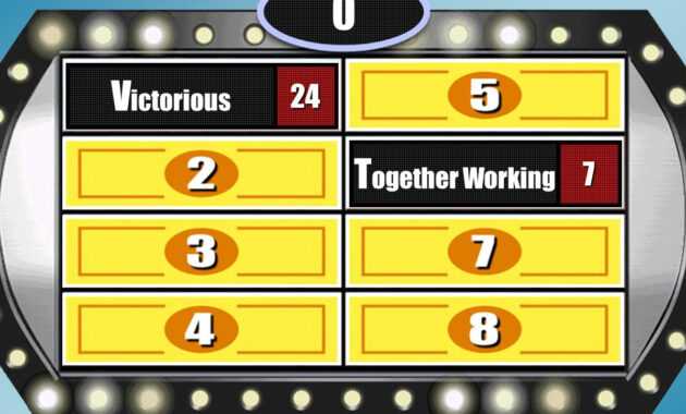 Family Feud - Powerpoint Template Download; Best One I Could regarding Family Feud Powerpoint Template Free Download