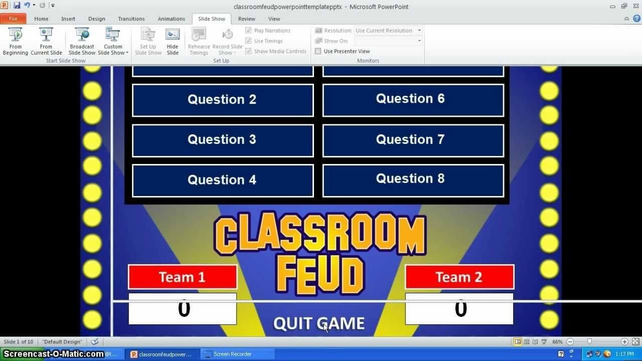 Family Feud Powerpoint Template – Youtube Within Family Feud Inside Family Feud Powerpoint Template Free Download