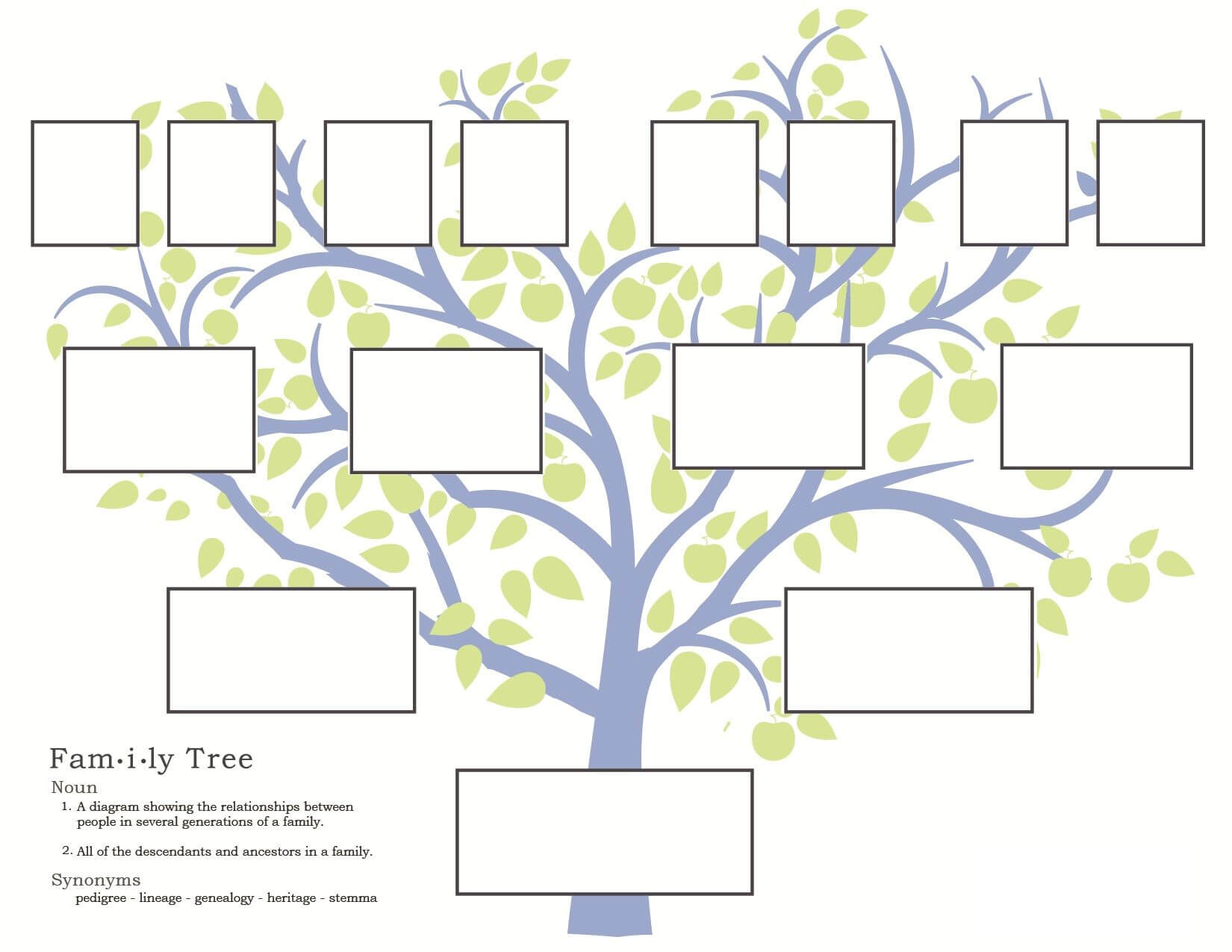 Family Tree Printable – Google Search | Family Tree Chart Throughout Blank Family Tree Template 3 Generations