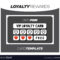 Fancy And Modern Black Loyalty Card Template Within Customer Loyalty Card Template Free