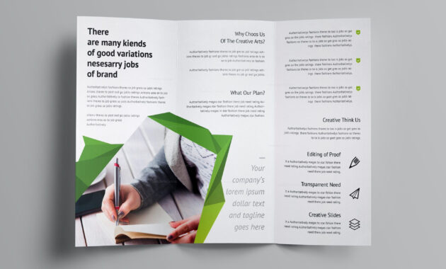 Fancy Business Tri-Fold Brochure Template 001170 | Brochure in Fancy Brochure Templates