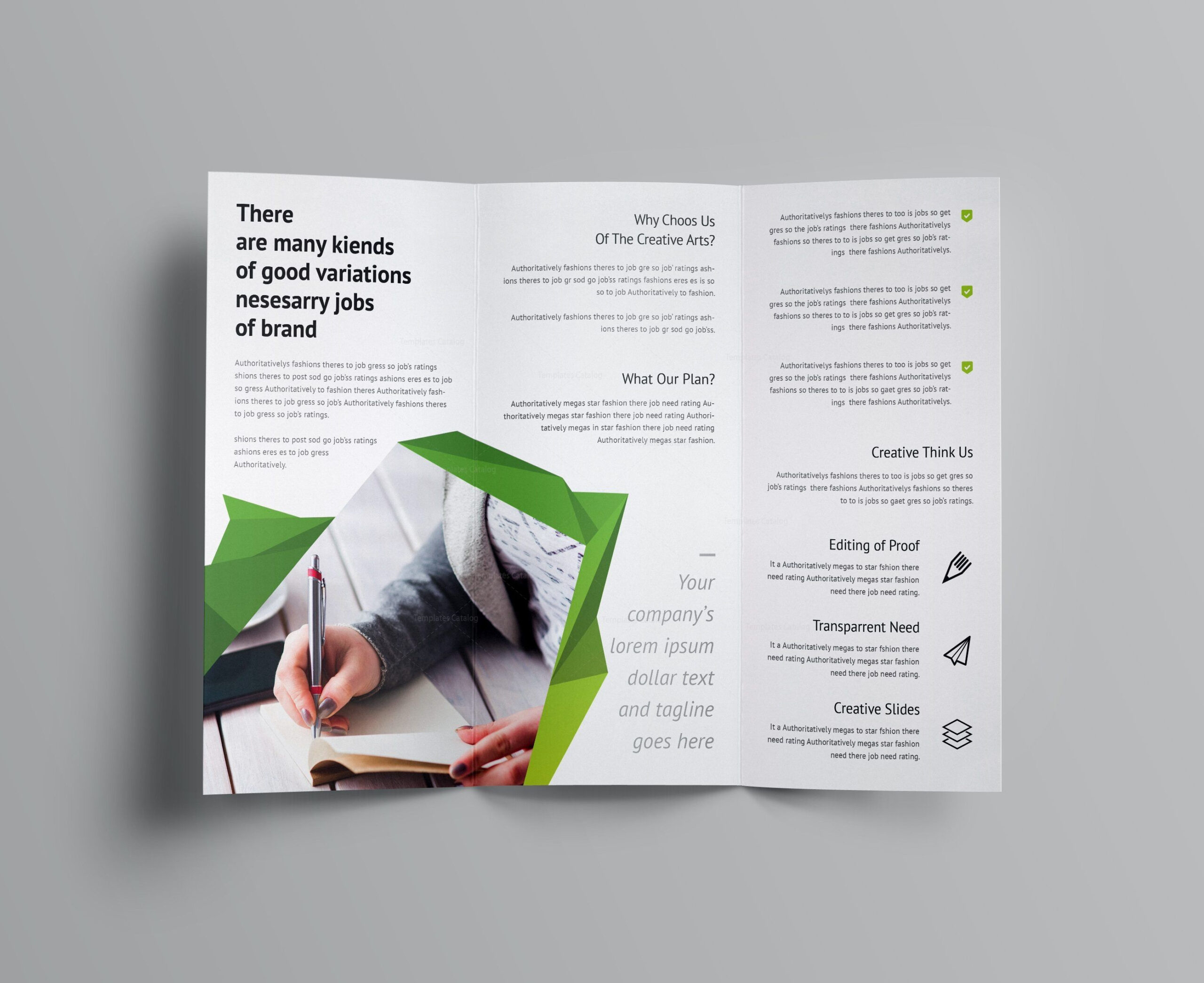 Fancy Business Tri Fold Brochure Template 001170 | Brochure In Fancy Brochure Templates