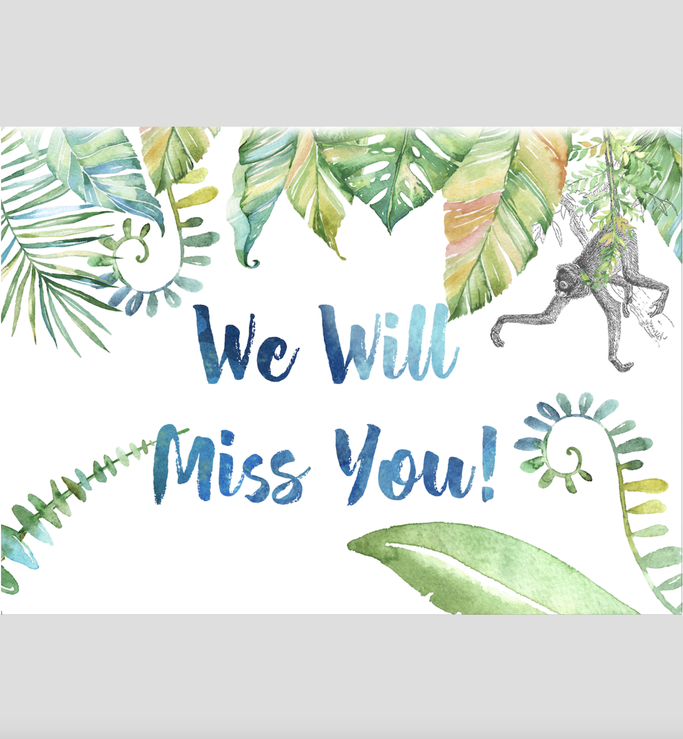 Farewell Card – Zimer.bwong.co Intended For Sorry You Re Leaving Card Template
