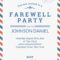 Farewell Party Invitation Template | Invitation Card Party With Farewell Card Template Word