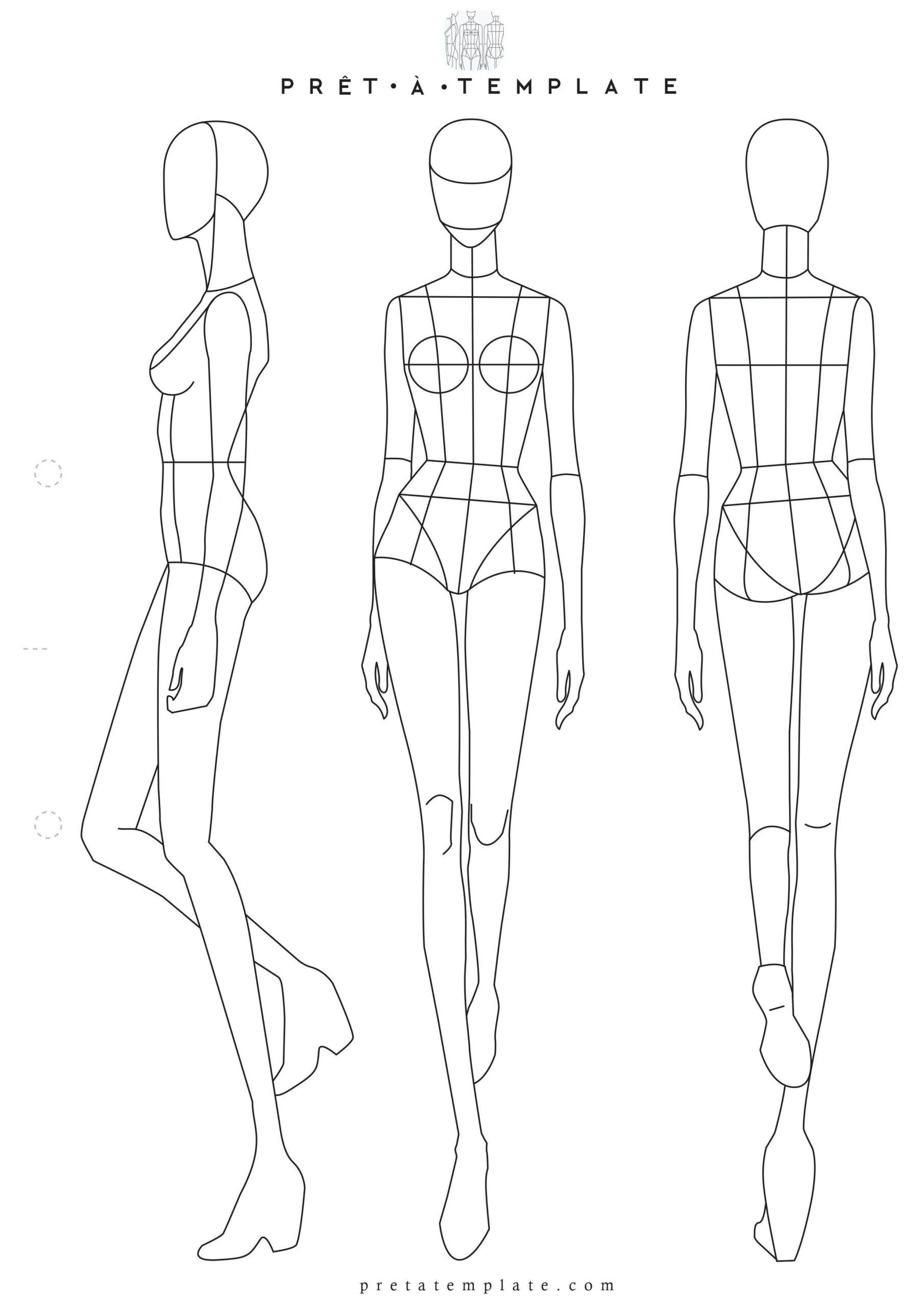 Fashion Model Sketch Template At Paintingvalley Pertaining To Blank Model Sketch Template
