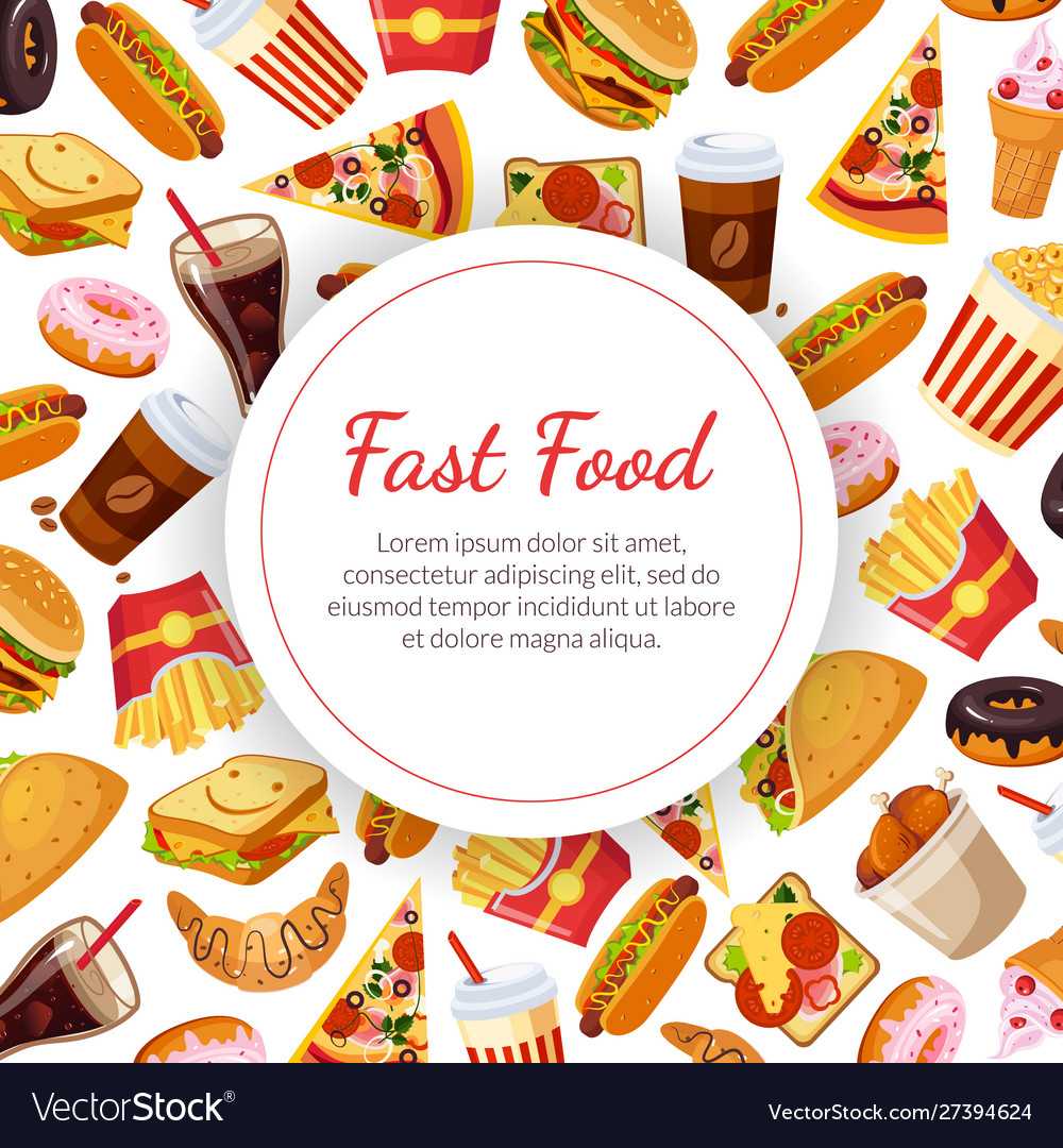 Fast Food Banner Template Restaurant Cafe Design Within Food Banner Template