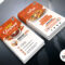 Fast Food Restaurant Business Card Psdpsd Freebies On Inside Food Business Cards Templates Free