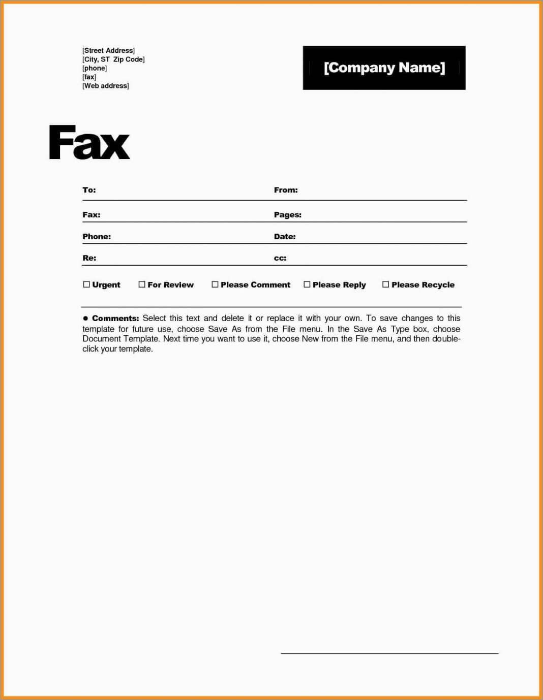 Fax Cover Sheet Plate Word Spreadsheet Examples Page Free For Fax Cover Sheet Template Word 2010