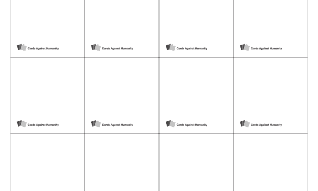 Fillable Online W. Cards Against Humanity Cards Against with regard to Cards Against Humanity Template