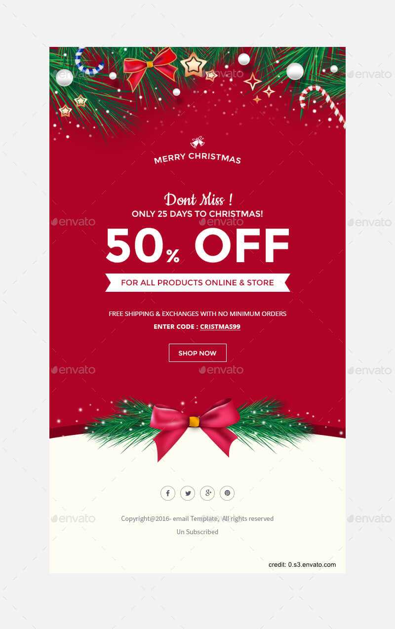 Finding The Right Holiday Greetings Email Template - Mailbird For Holiday Card Email Template