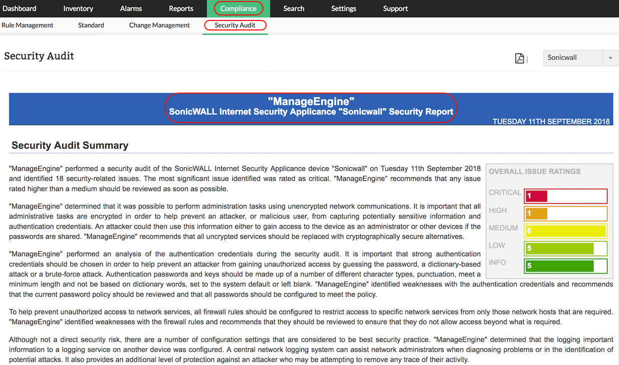 Firewall Security Audit | Firewall Configuration Analysis Tool Within Security Audit Report Template