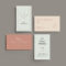 Floral Business Card Template. Ideal For Personal Identity Inside Adobe Illustrator Business Card Template