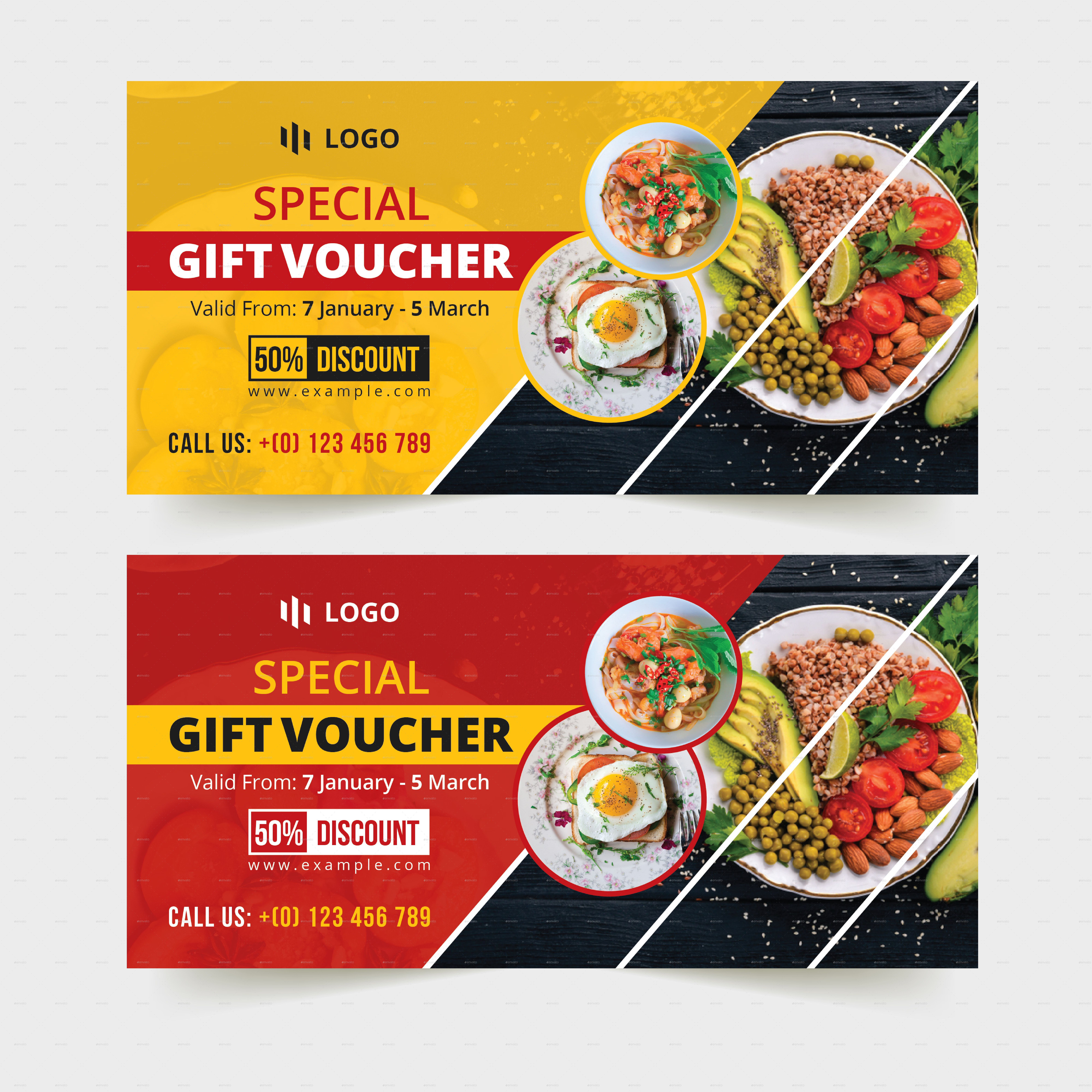 Food Restaurant Gift Voucher Template #restaurant, #food Within Pizza Gift Certificate Template
