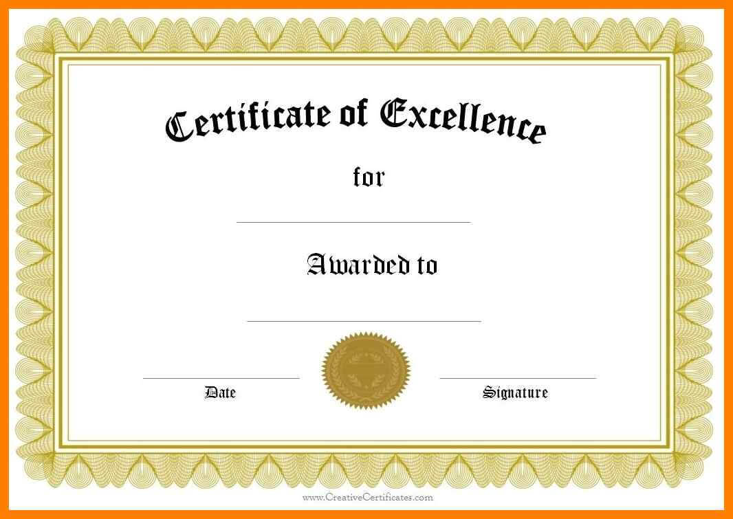 Formal Award Certificate Template Regarding Softball Certificate Templates Free