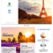 France Travel Tri Fold Brochure In Travel Brochure Template For Students